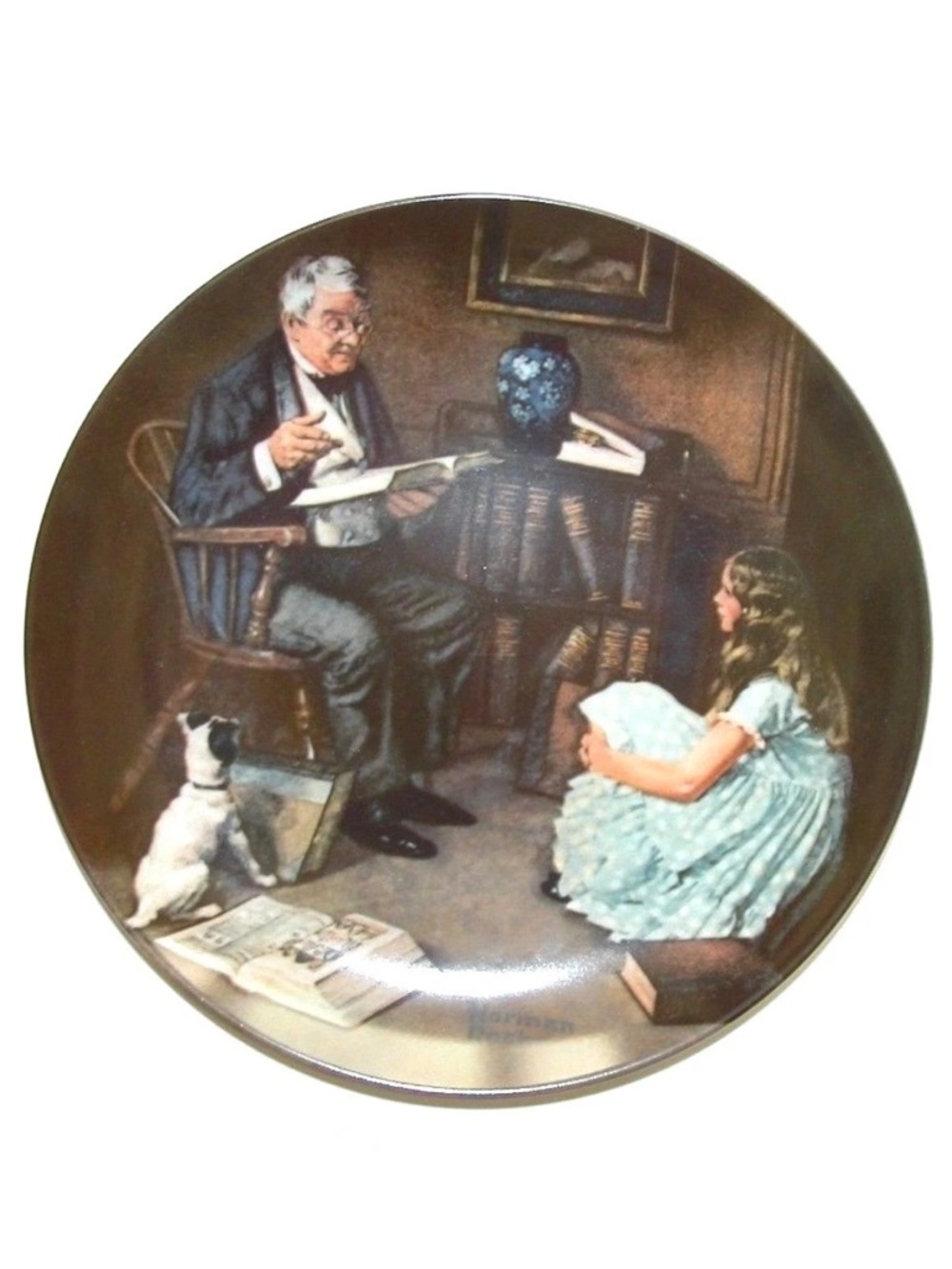 Limited Edition of “THE STORYTELLER” by Norman Rockwell True Rockwell Classic